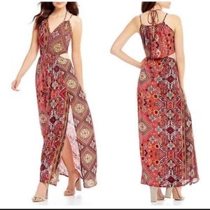 Chelsea & Violet Boho Maxi Dress with Cuto…